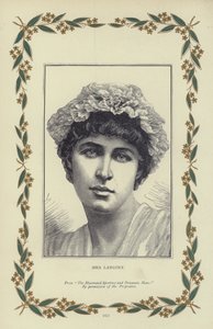 Sra. Langtry (gravura) de English School