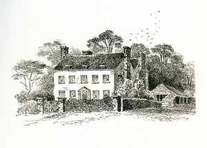 Casa da Sra. Snookes em Ringmer, Sussex, Inglaterra, 1733