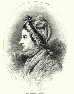 Sra. Susanna Wesley (gravura) de English School