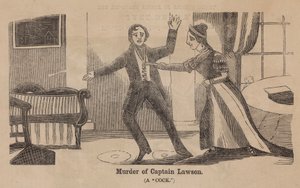 Assassinato do Capitão Lawson (gravura) de English School