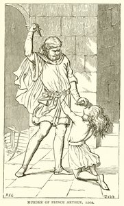 Assassinato do Príncipe Artur, 1202 de English School