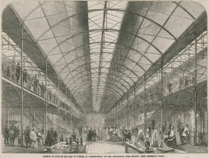 Museu de Ciência e Arte no curso de construção, na propriedade de Kensington Gore de English School