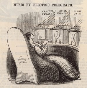 Música pelo telégrafo elétrico de English School