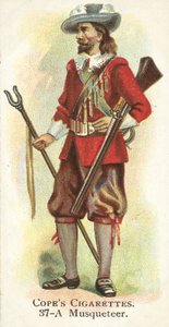 Musquetteer (cromolitho) de English School