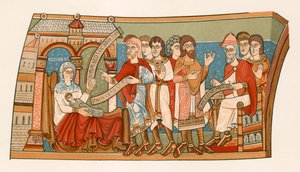 Nomeação de São João Batista (litografia a cores) de English School