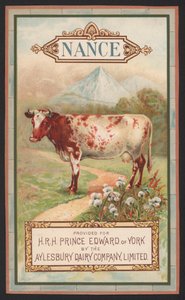 Nance, propaganda da Aylesbury Dairy Company de English School