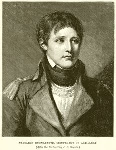 Napoleão Buonaparte, Tenente de Artilharia de English School