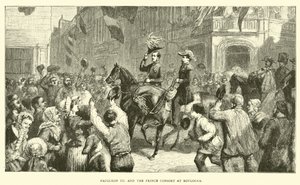 Napoleão III e o Príncipe Consorte em Boulogne de English School