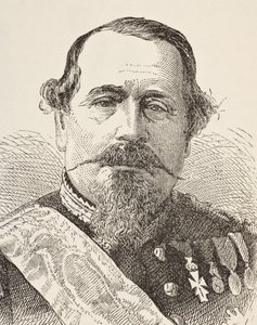 Napoleão III, de "A História Nacional e Nacional da Inglaterra" por William Hickman Smith Aubrey (1858-1916) publicou Londres, c.1890 de English School