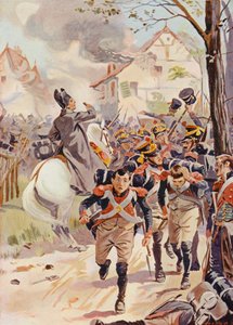 Napoleão na Batalha de Lutzen de English School