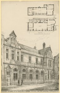 Hospital Nacional para o Paralisado e Epiléptico: nova ala em Powis Place, Bloomsbury de English School