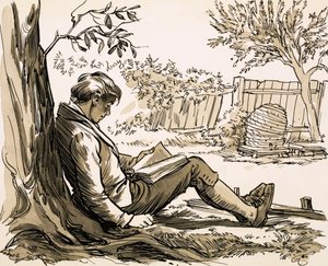 O naturalista David Douglas foi inspirado a explorar lendo Robinson Crusoe de English School