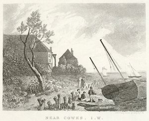 Perto de Cowes, Ilha de Wight de English School