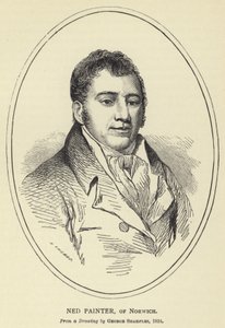Ned Painter, de Norwich, de um desenho de George Sharples, 1824 de English School