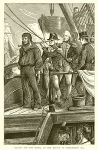 Nelson e o sinal na batalha de Copenhague, 1801