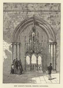 Novo Trono dos Bispos, Chester Cathedral de English School