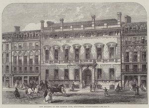 Novo edifício do Clube Garrick, King-Street, Covent-Garden (gravura) de English School