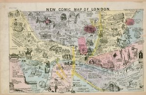 Novo mapa em quadrinhos de Londres