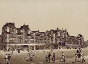 New Exchange Station, Liverpool (litografia) de English School