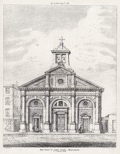 Nova Frente, Capela de São Tiago, Marylebone (gravura) de English School