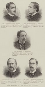 Novos membros da Câmara dos Comuns (gravura) de English School