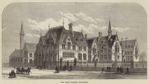 New Owens College, Manchester (gravura) de English School