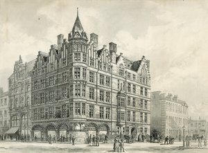 Novas instalações para a Associação para a Promoção do Bem-Estar Geral dos Cegos, Tottenham Court Road, Londres de English School