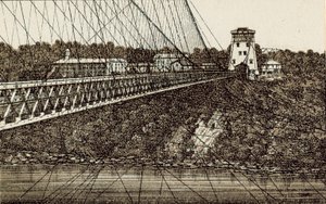 Nova Ponte de Suspensão (litho) de English School