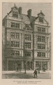 Novo edifício do Instituto Birkbeck, Breams Buildings, Chancery Lane, Londres de English School
