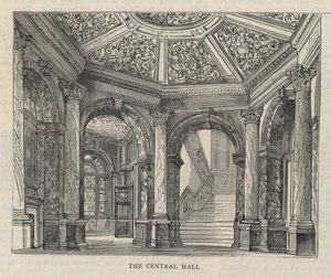 Novo edifício do Clube Constitucional na Northumberland Avenue: The Central Hall de English School