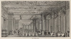 Novo edifício do Constitutional Club em Northumberland Avenue: The coffee room de English School