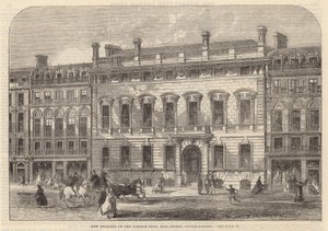 Novo edifício do Garrick Club, King Street, Covent Garden de English School