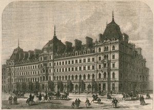 Novos edifícios de Grosvenor Place, Londres de English School
