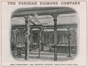Novas instalações da The Parisian Diamond Company, 143 Regent Street, Londres de English School