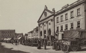 Newbury: Corn Exchange  Market Place (litografia) de English School