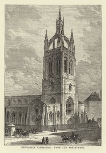 Catedral de Newcastle, do Noroeste de English School
