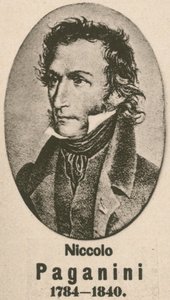 Niccolo Paganini (gravura) de English School