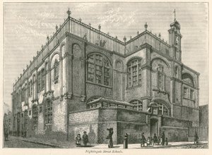 Escola da rua de Nightingale, Marylebone, Londres de English School