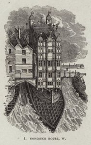 Casa Nonesuch na antiga ponte de Londres de English School