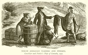 Comerciantes e índios norte-americanos de English School