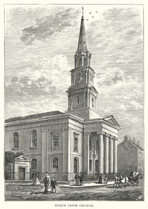 Igreja North Leith (gravura) de English School