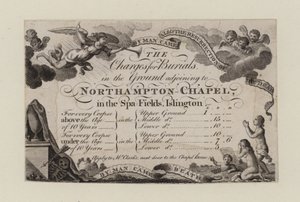 Capela de Northampton, cartão comercial de English School