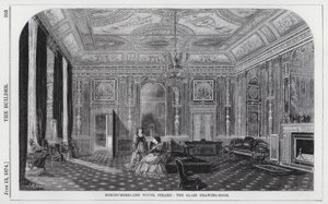 Northumberland House, Strand, the Glass Drawing-Room (gravura) de English School