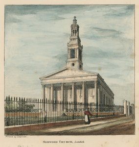 Norwood, igreja, lambeth, londres de English School