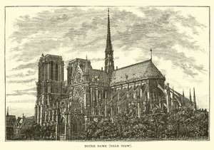 Notre Dame, vista traseira de English School