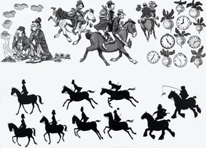Ilustração de rima de berçário de English School