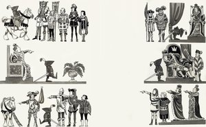 Ilustração de rima de berçário de English School