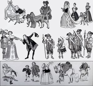 Ilustração de rima de berçário de English School