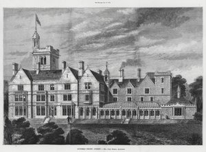 Nutfield Priory, Surrey (gravura) de English School