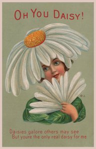 O You Daisy! (litografia a cores) de English School